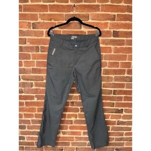 Nike Golf Tour Performance Pants Mens Gray Dri-Fit Straight‎ Leg Sz 32